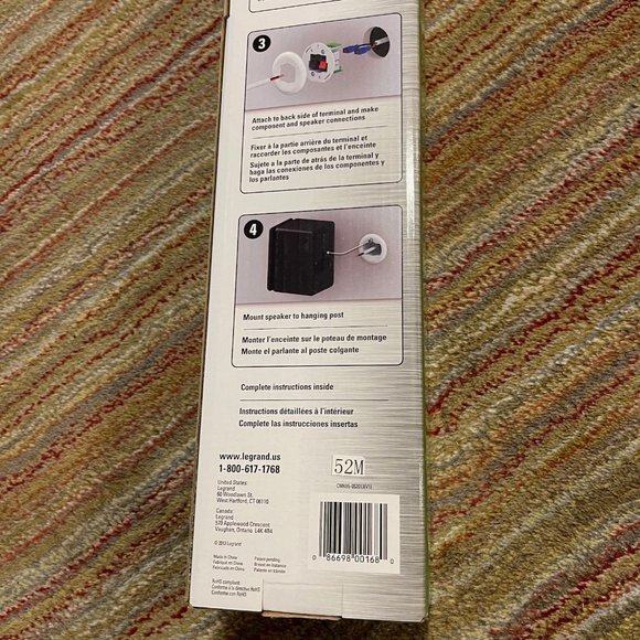 LEGRAND Wiremold - In-Wall Speaker Cable Kit - Picture 6 of 7